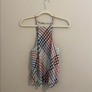 Colorful Plaid Tank Top